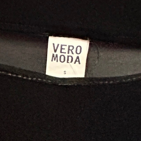 VERO MODA Katie Dress Plush Velvet Sheath Short Sleeve Zipper Pockets - Picture 15 of 16